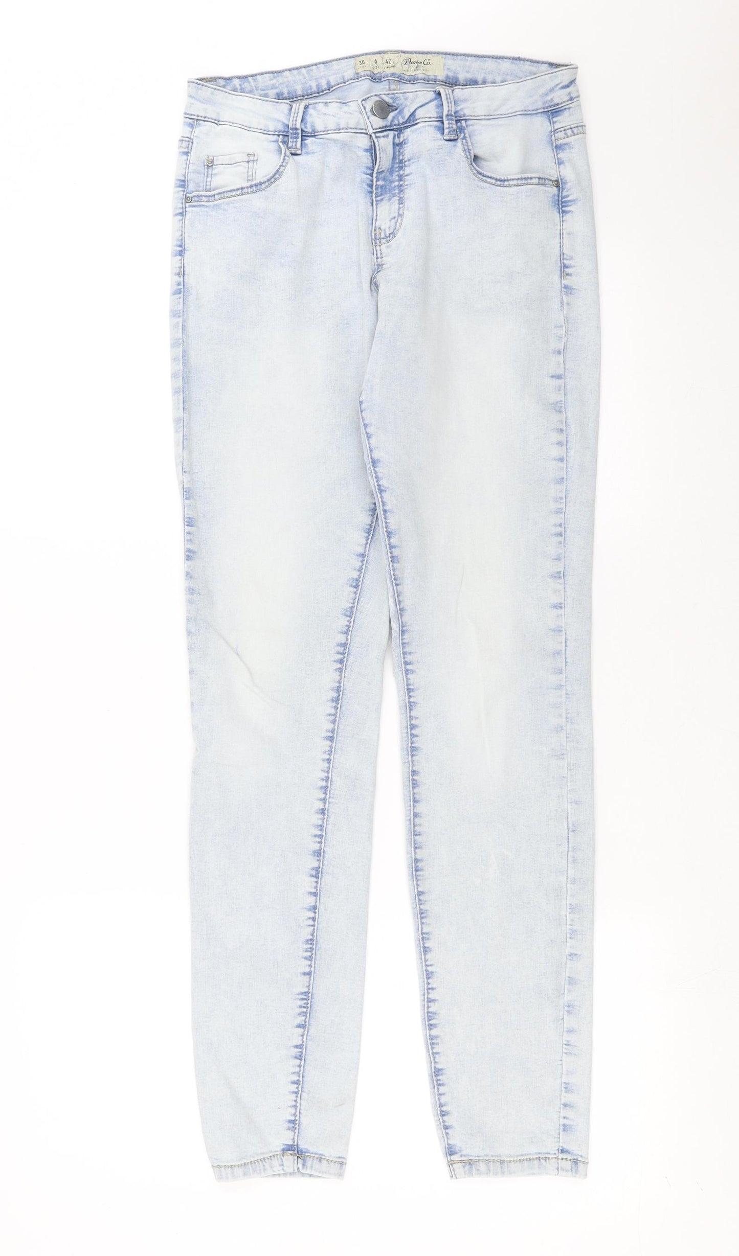 Primark Womens Blue  Denim Skinny Jeans Size 10 L30 in