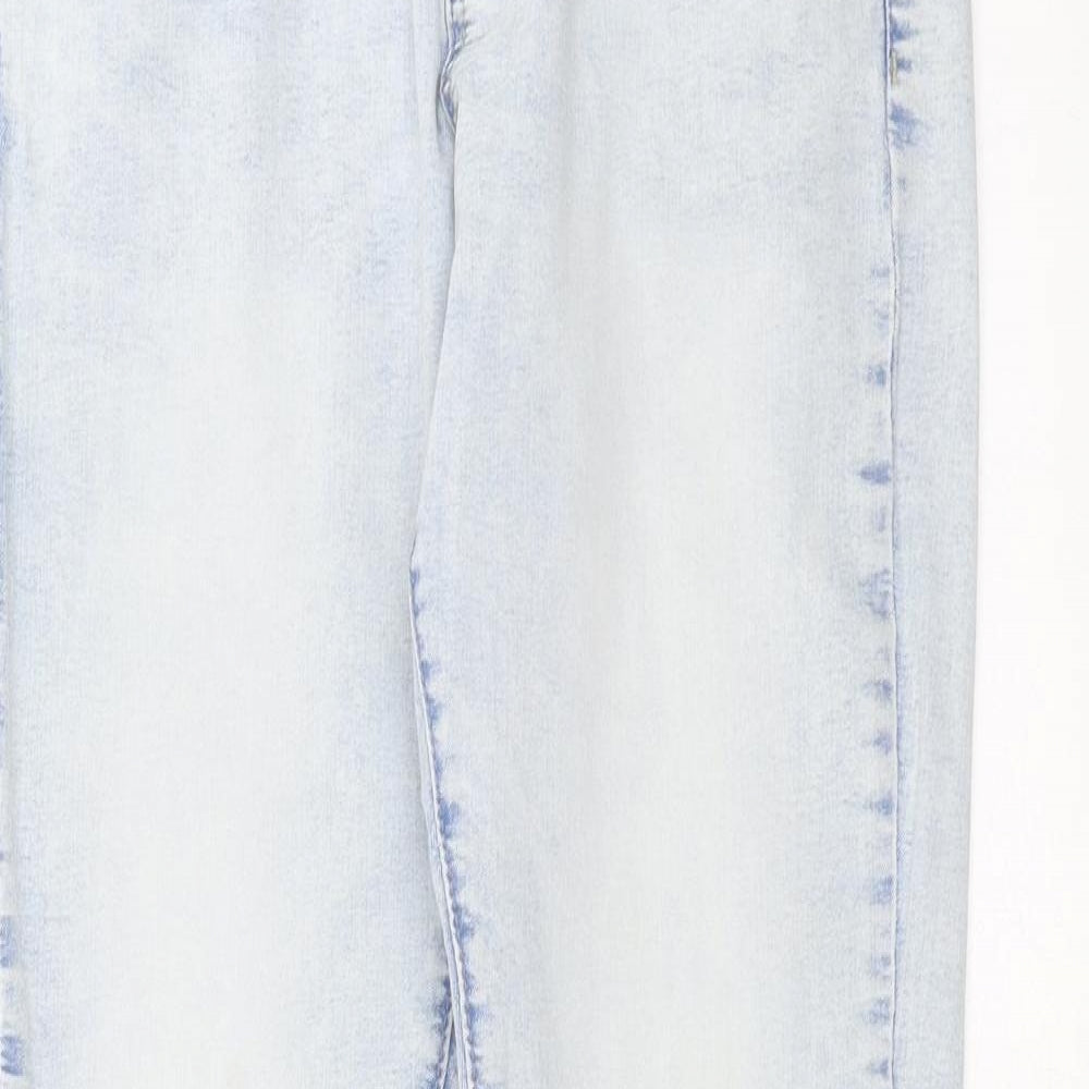 Primark Womens Blue  Denim Skinny Jeans Size 10 L30 in