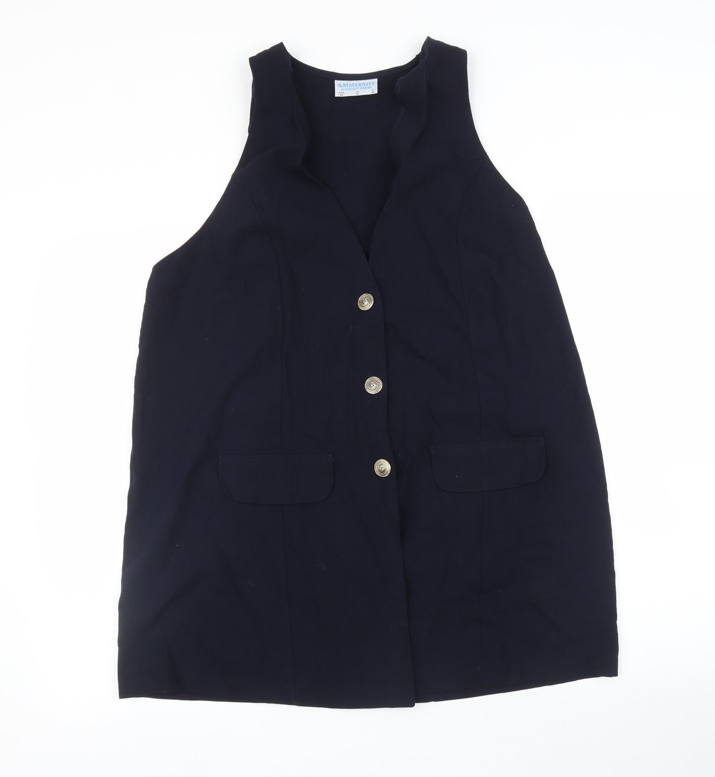 Dorothy Perkins Womens Blue   Basic Blouse Size 10