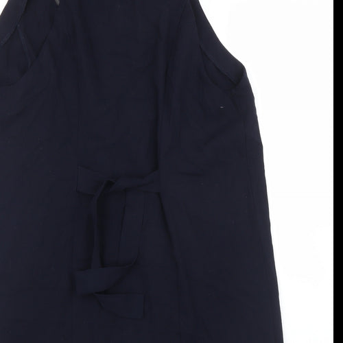 Dorothy Perkins Womens Blue   Basic Blouse Size 10
