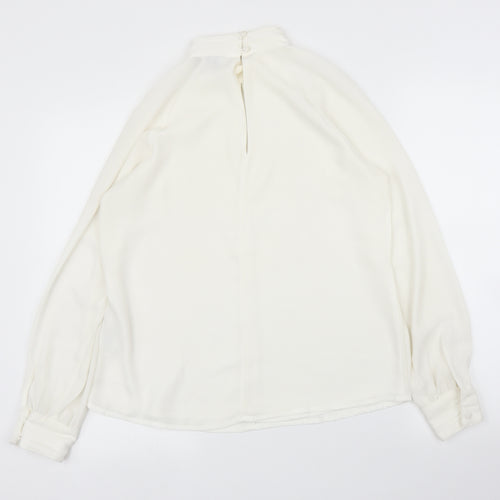 FOREVER 21 Womens White   Basic Blouse Size S