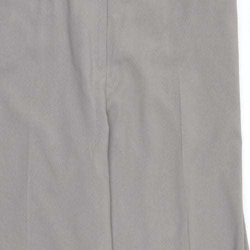 M&S Womens Grey   Trousers  Size 24 L27 in