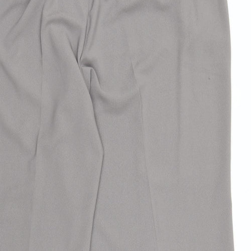 M&S Womens Grey   Trousers  Size 24 L27 in