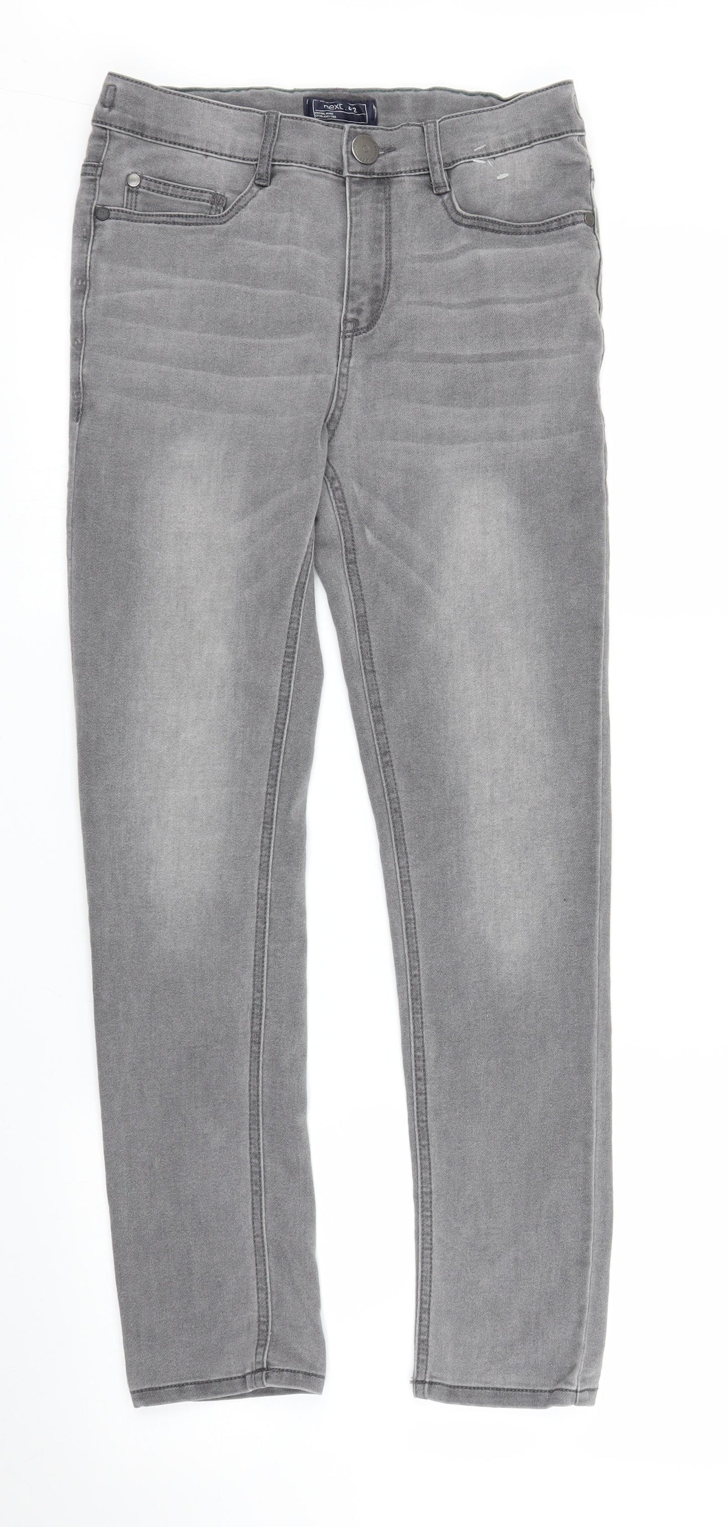 NEXT Girls Grey  Denim Skinny Jeans Size 13 Years