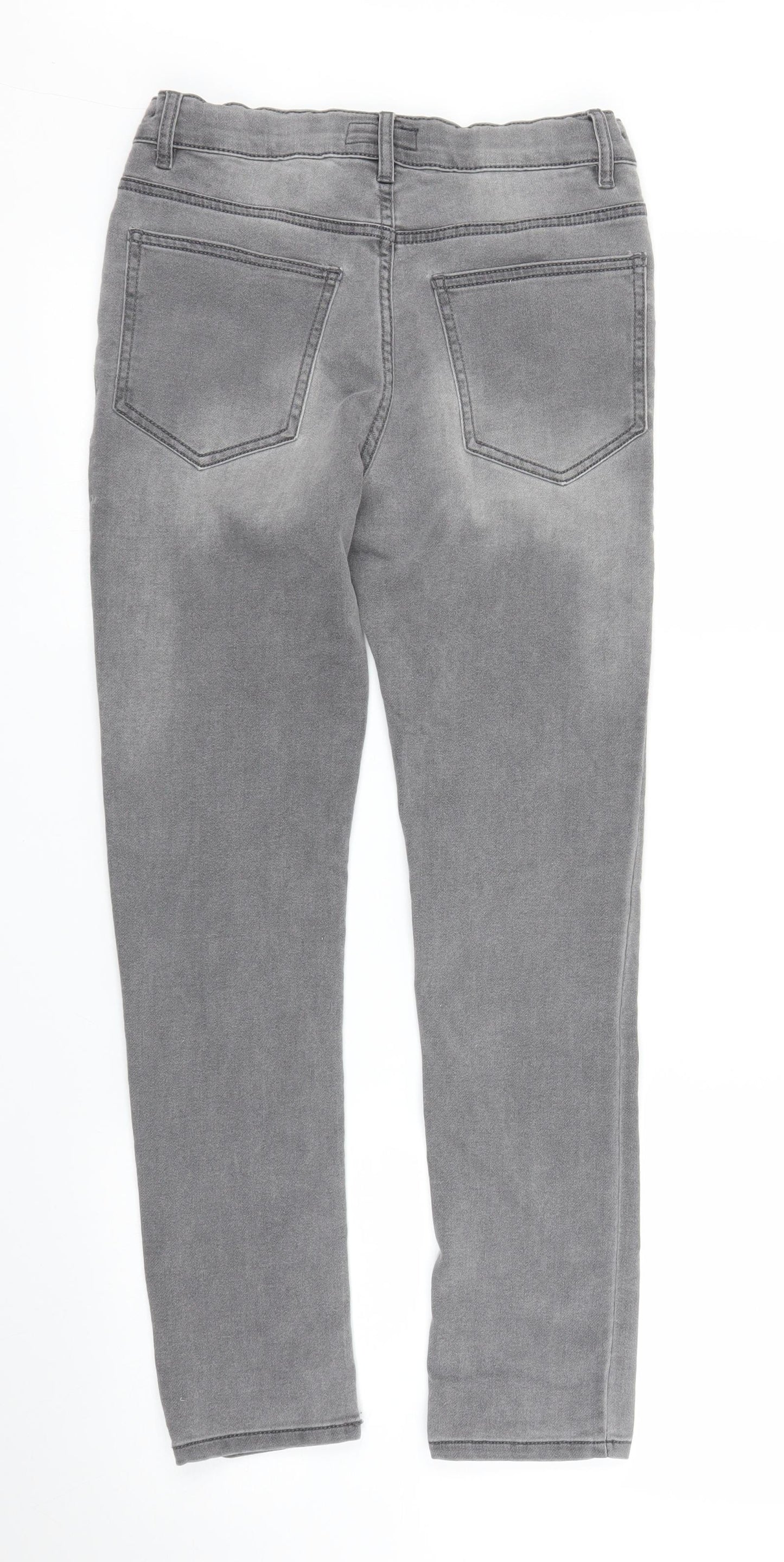NEXT Girls Grey  Denim Skinny Jeans Size 13 Years