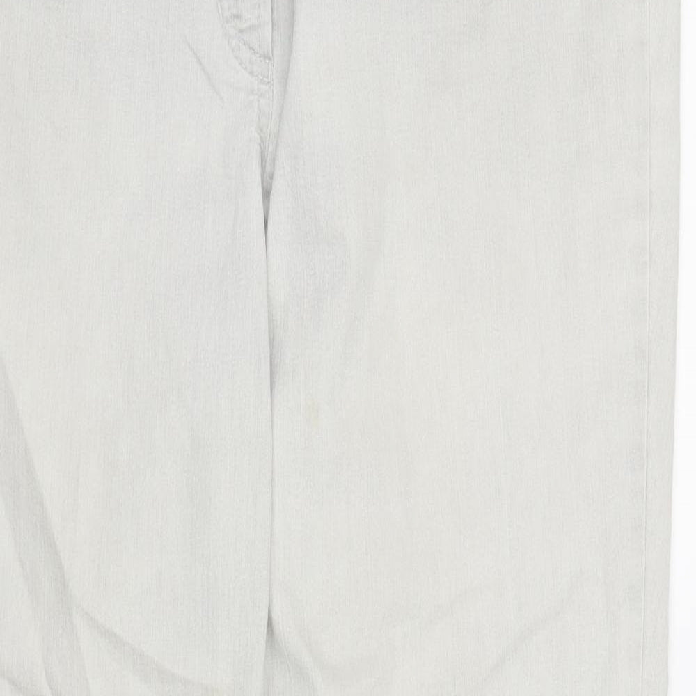 Gerry Weber Womens Grey  Denim Straight Jeans Size 18 L29 in