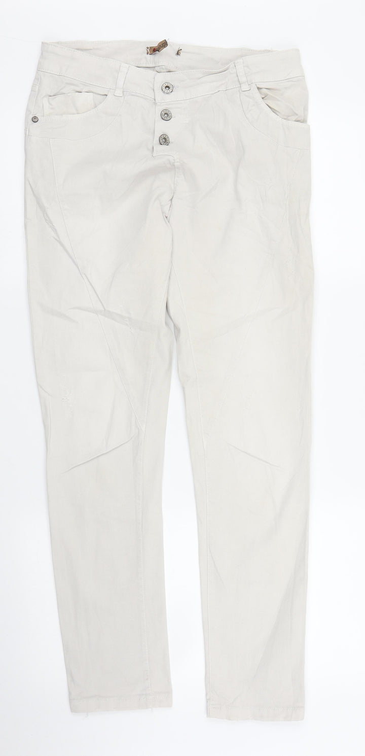 Superbugs Womens Beige Denim Skinny Jeans Size M L28 in