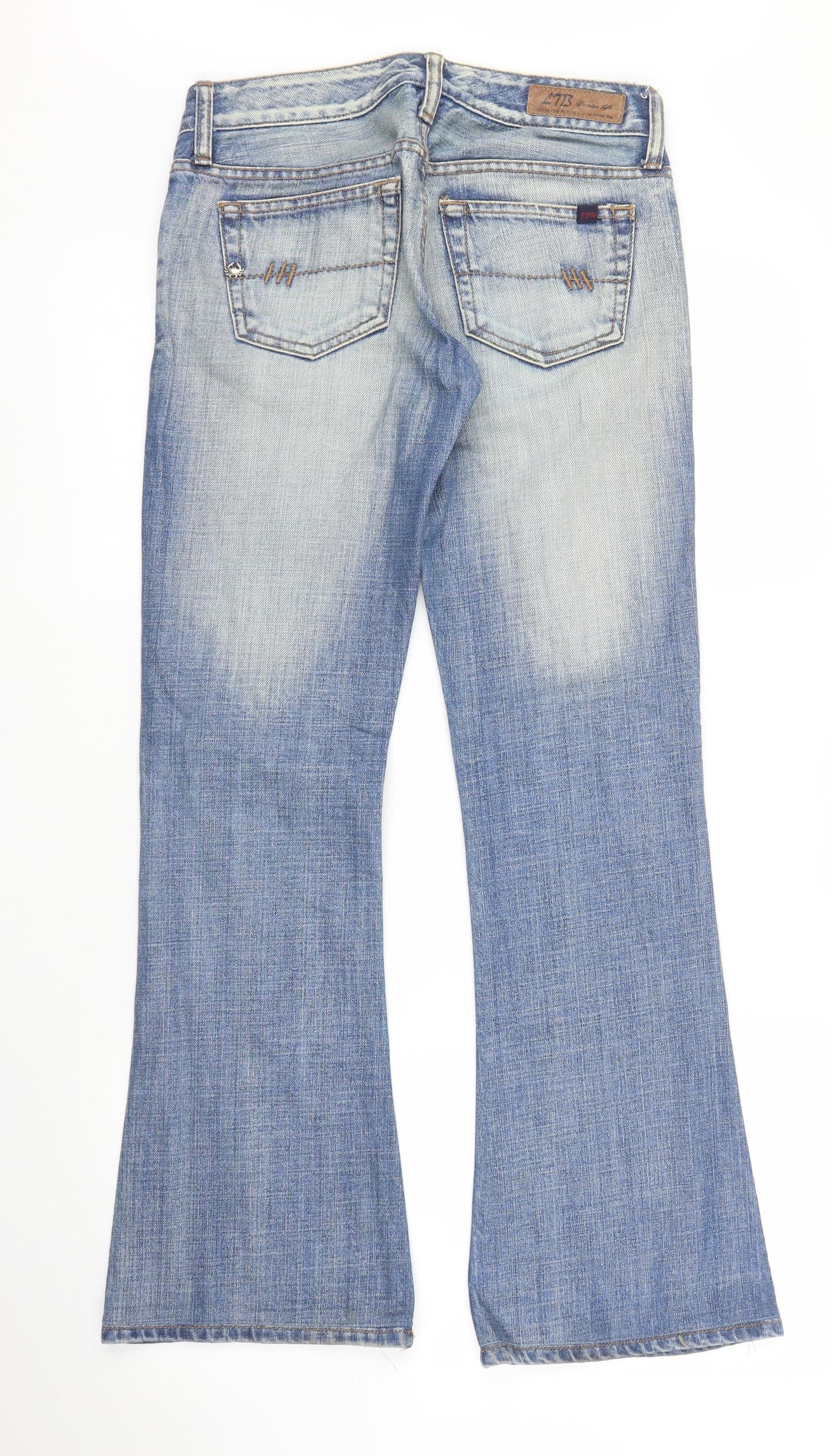 Little Big Womens Blue  Denim Bootcut Jeans Size 28 in L29 in