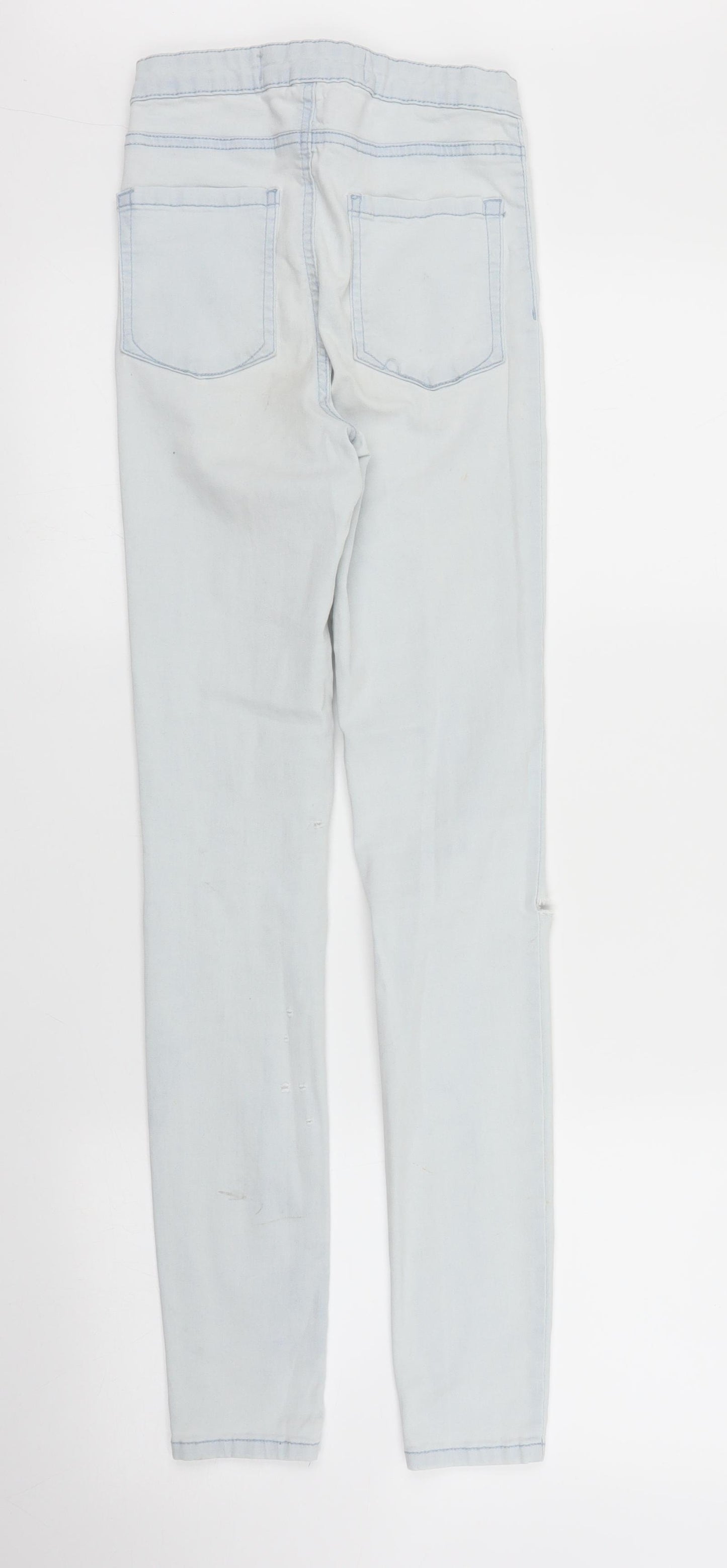 Primark Womens Blue  Denim Skinny Jeans Size 6 L27 in
