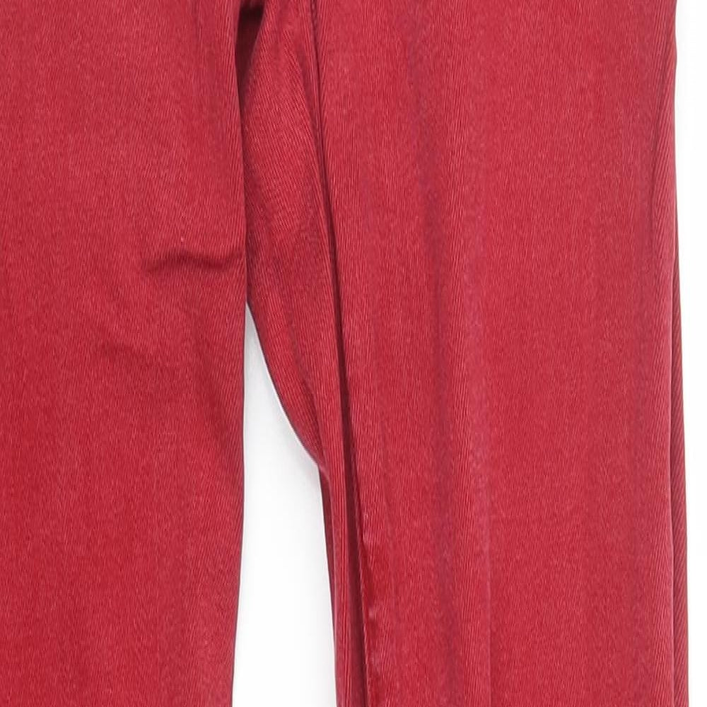 Gap Womens Red  Denim Skinny Jeans Size 10 L30 in