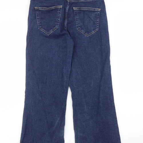 New Look Womens Blue  Denim Cropped Jeans Size 8 L22 in