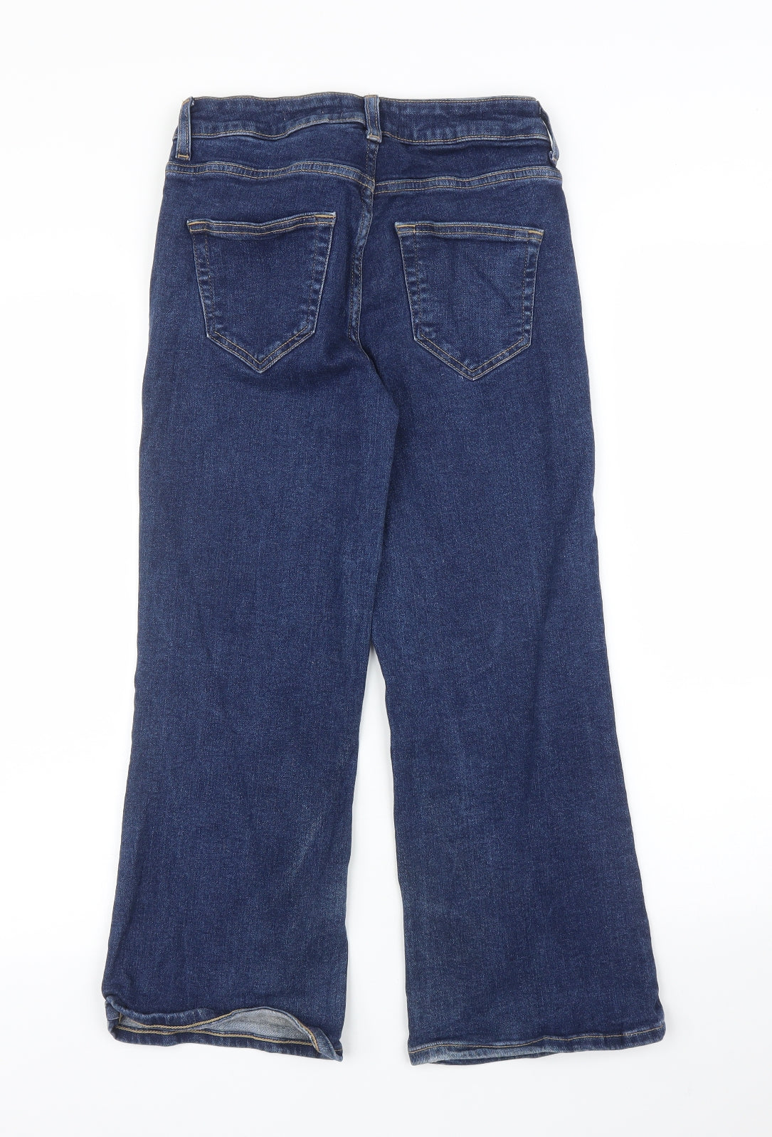 New Look Womens Blue  Denim Cropped Jeans Size 8 L22 in
