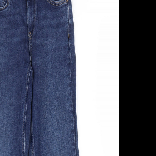 New Look Womens Blue  Denim Cropped Jeans Size 8 L22 in