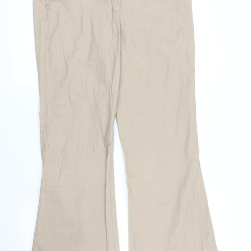 San Diego Womens Beige   Chino Trousers Size 10 L30 in