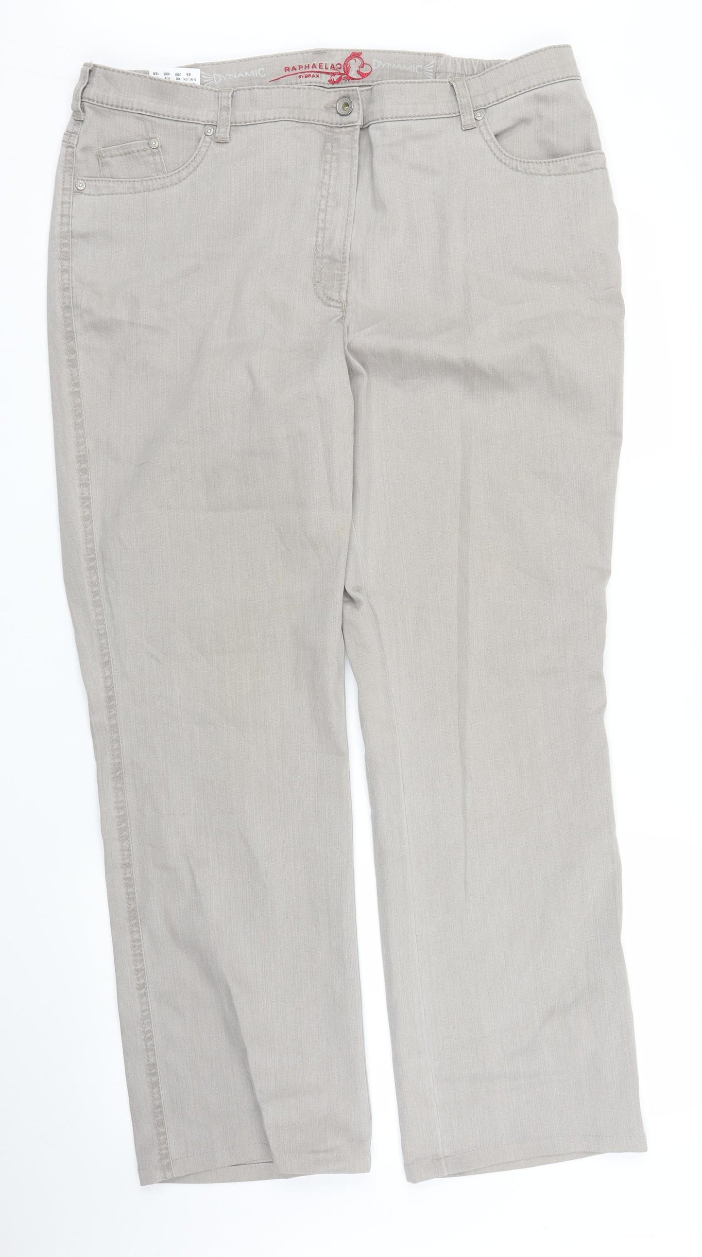 BRAX Womens Grey   Trousers  Size 20 L29 in