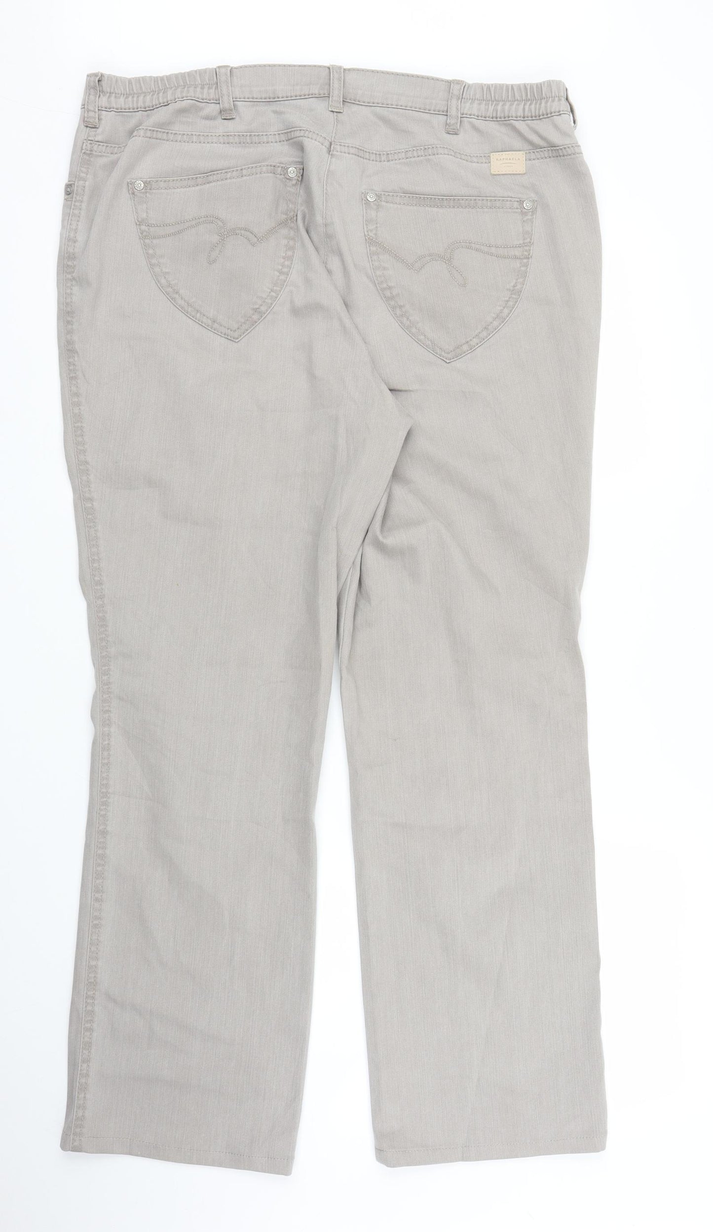 BRAX Womens Grey   Trousers  Size 20 L29 in