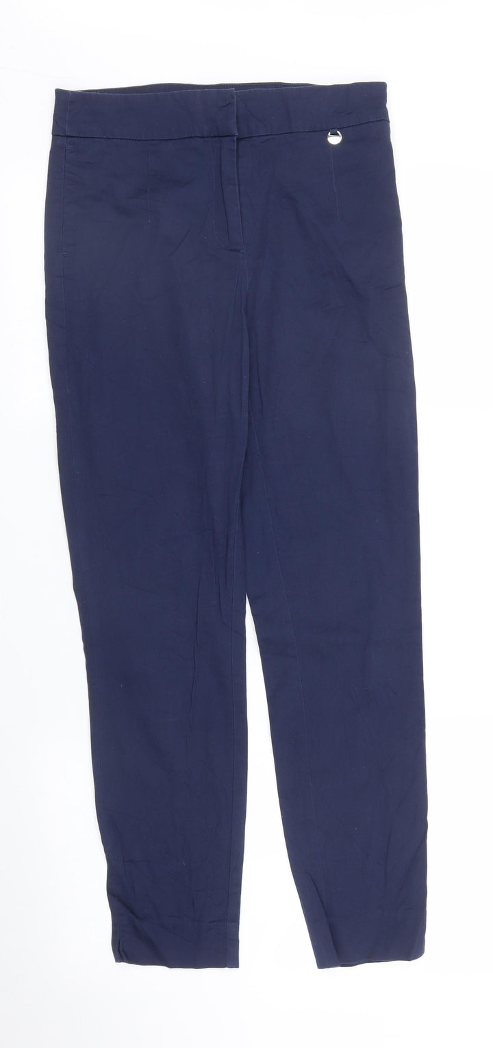 ORSAY Womens Blue Pedal Pusher Trousers Size 8 L26 in
