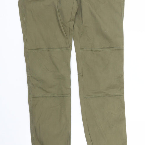 EDC Womens Green   Carrot Trousers Size 26 in L31 in