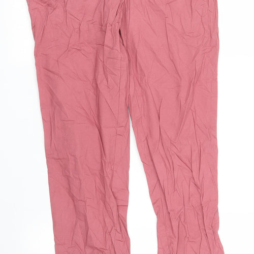 FOREVER 21 Womens Pink   Chino Trousers Size 24 in L28 in