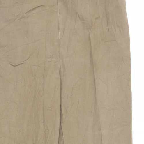 Talbots Womens Brown   Capri Trousers Size 4 L23 in