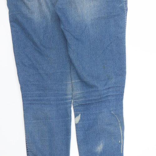 Dorothy Perkins Womens Blue  Denim Skinny Jeans Size 8 L31 in