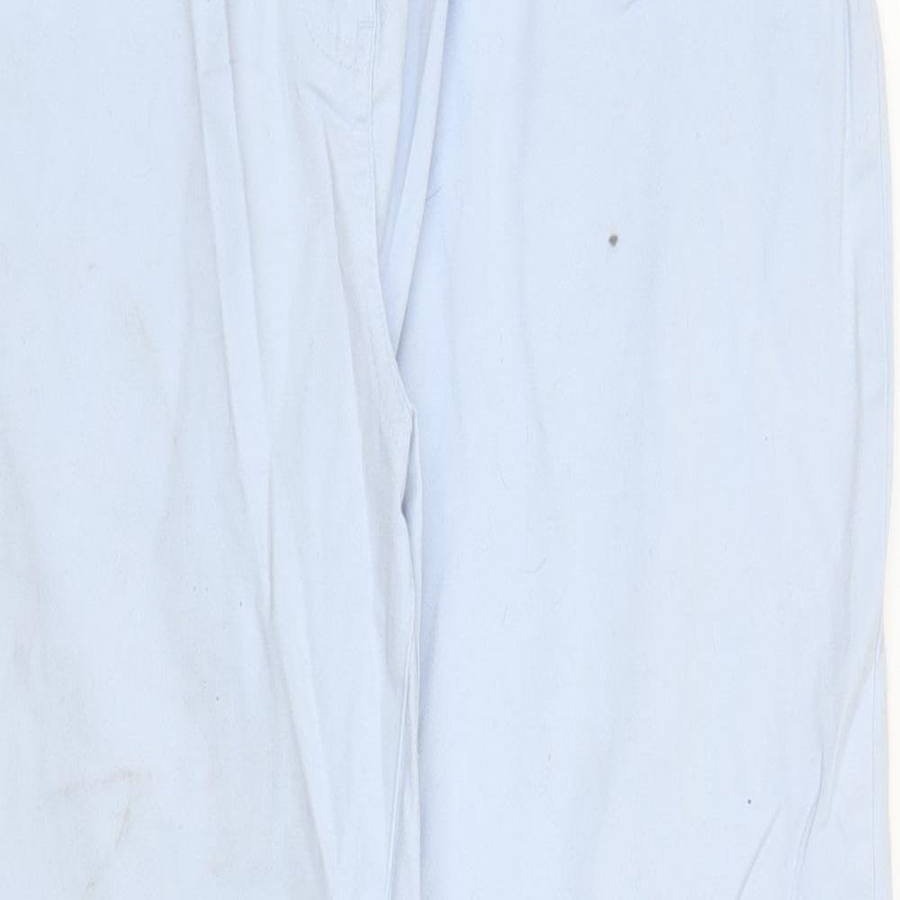 Preworn Womens Blue   Chino Trousers Size 18 L27 in