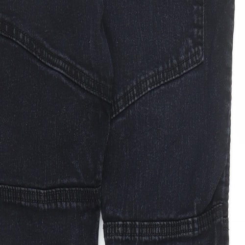 Preworn Womens Black  Denim Skinny Jeans Size 30 in L29 in
