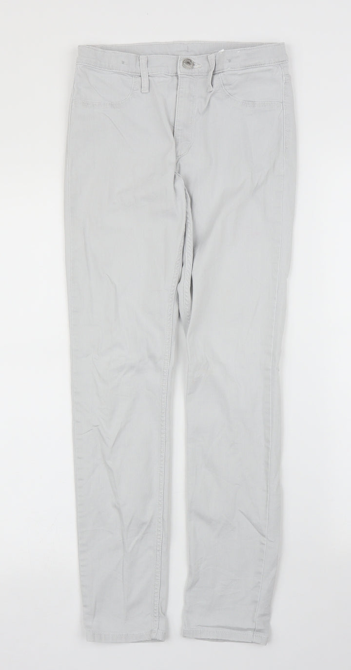 H&M Girls Grey  Denim Skinny Jeans Size 13 Years