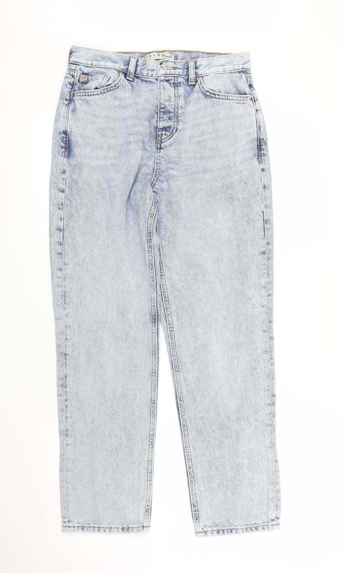 Primark Womens Blue  Denim Mom Jeans Size 8 L26 in