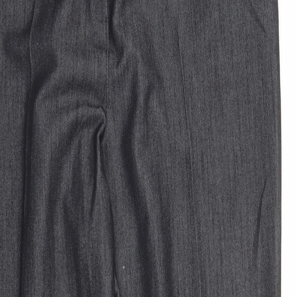 M&S Womens Grey   Trousers  Size 14 L28 in