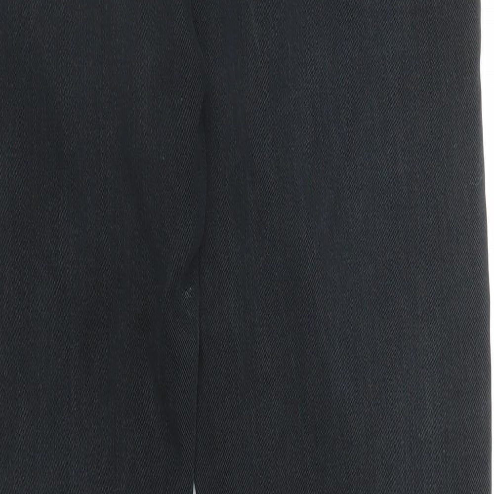 All Saints Mens Black  Denim Straight Jeans Size 30 in L30 in