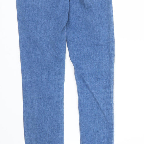 The Rockn Rev Womens Blue  Denim Skinny Jeans Size 6 L27 in