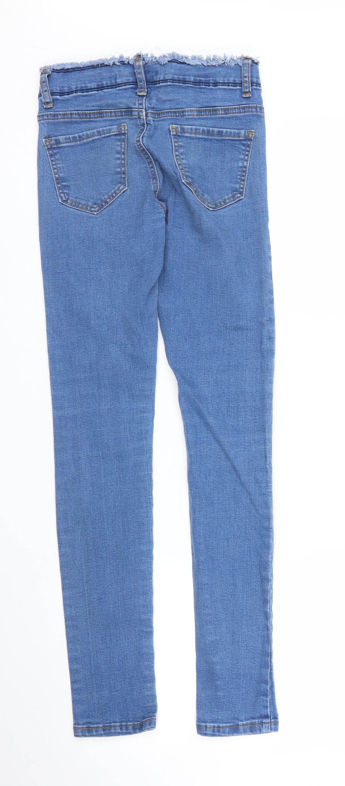 The Rockn Rev Womens Blue  Denim Skinny Jeans Size 6 L27 in