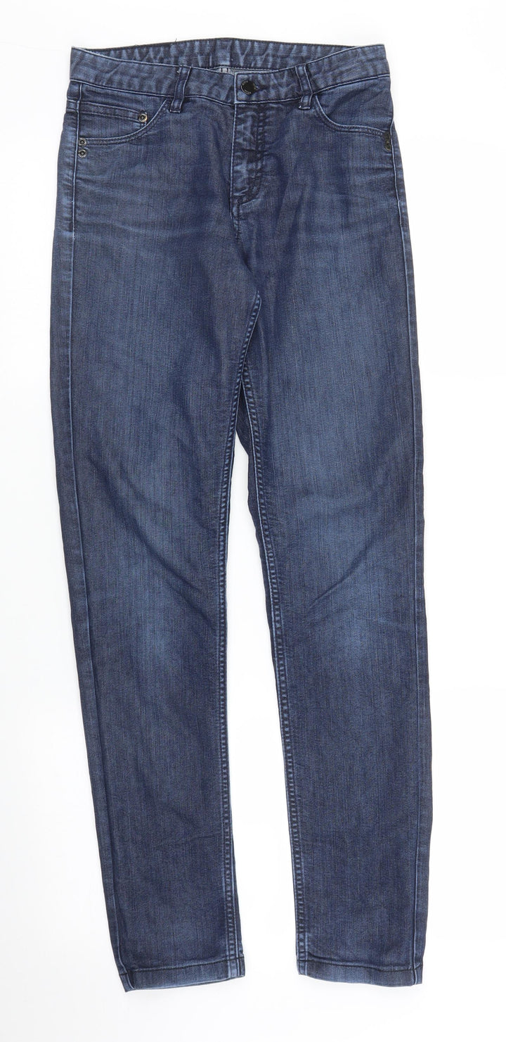 Preworn Womens Blue  Denim Skinny Jeans Size 27 in L34 in