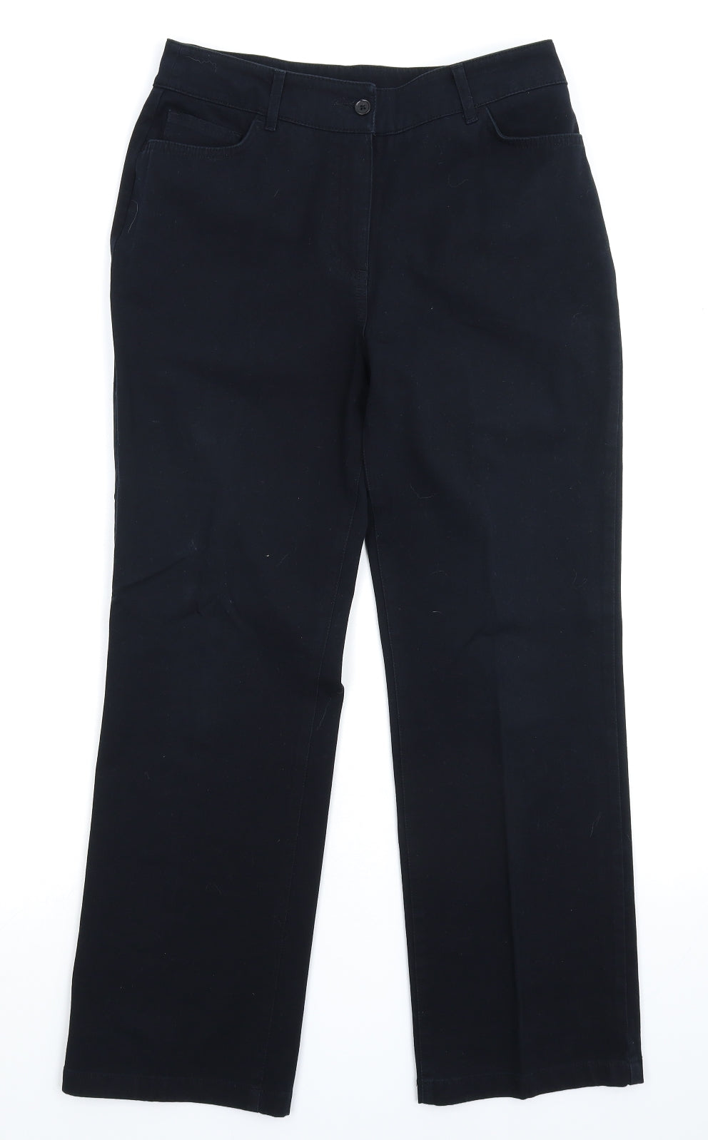 Marks and Spencer Womens Blue   Trousers  Size 12 L28 in