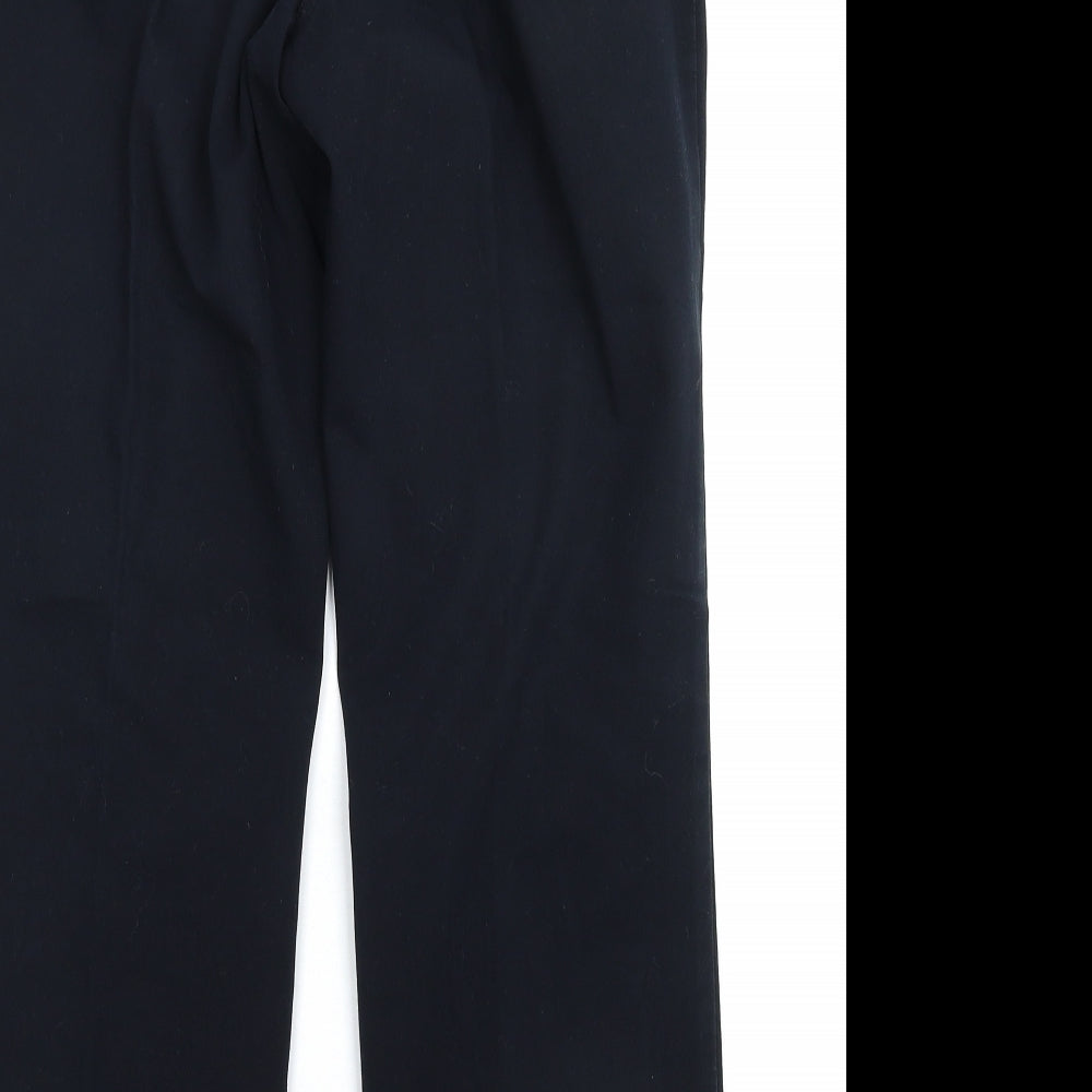 Marks and Spencer Womens Blue   Trousers  Size 12 L28 in