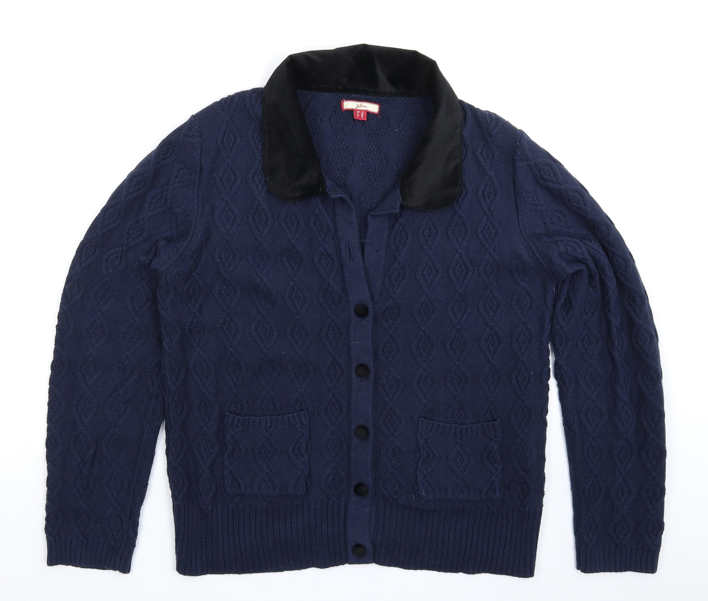 Joe Browns Womens Blue  Knit Cardigan Jumper Size 14