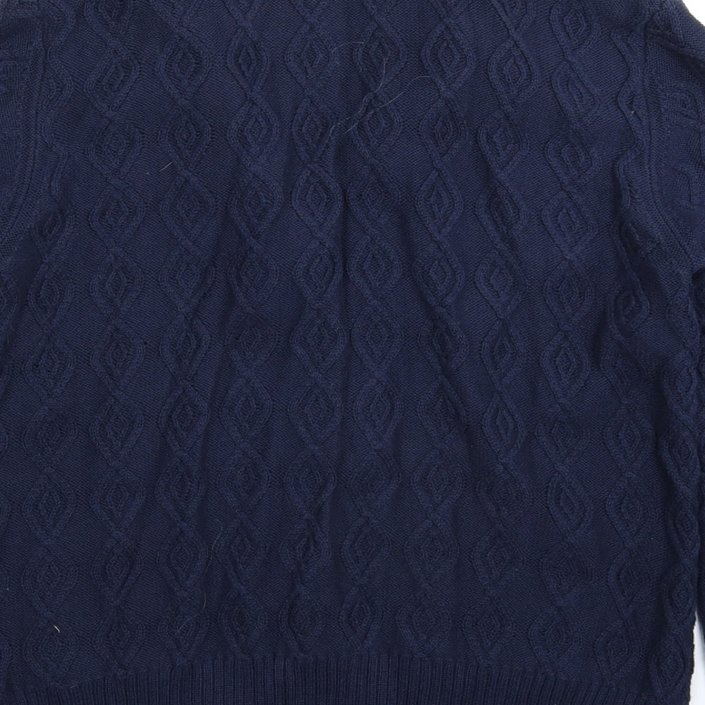 Joe Browns Womens Blue  Knit Cardigan Jumper Size 14