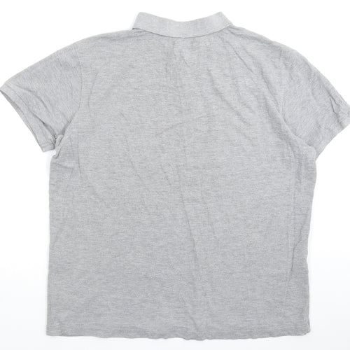 Cedar Wood State Mens Grey    Polo Size XL