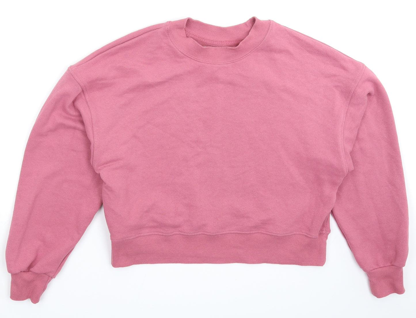 Pull&Bear Womens Pink   Pullover Sweatshirt Size XS