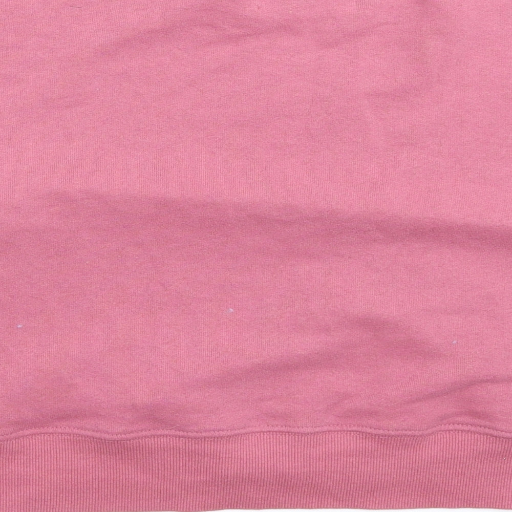 Pull&Bear Womens Pink   Pullover Sweatshirt Size XS