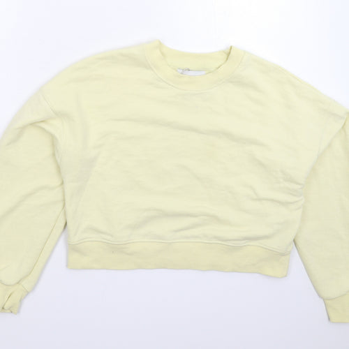 Pull&Bear Womens White   Pullover Sweatshirt Size XS