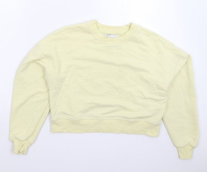 Pull&Bear Womens White   Pullover Sweatshirt Size XS