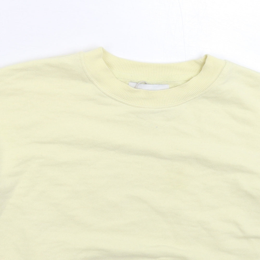 Pull&Bear Womens White   Pullover Sweatshirt Size XS