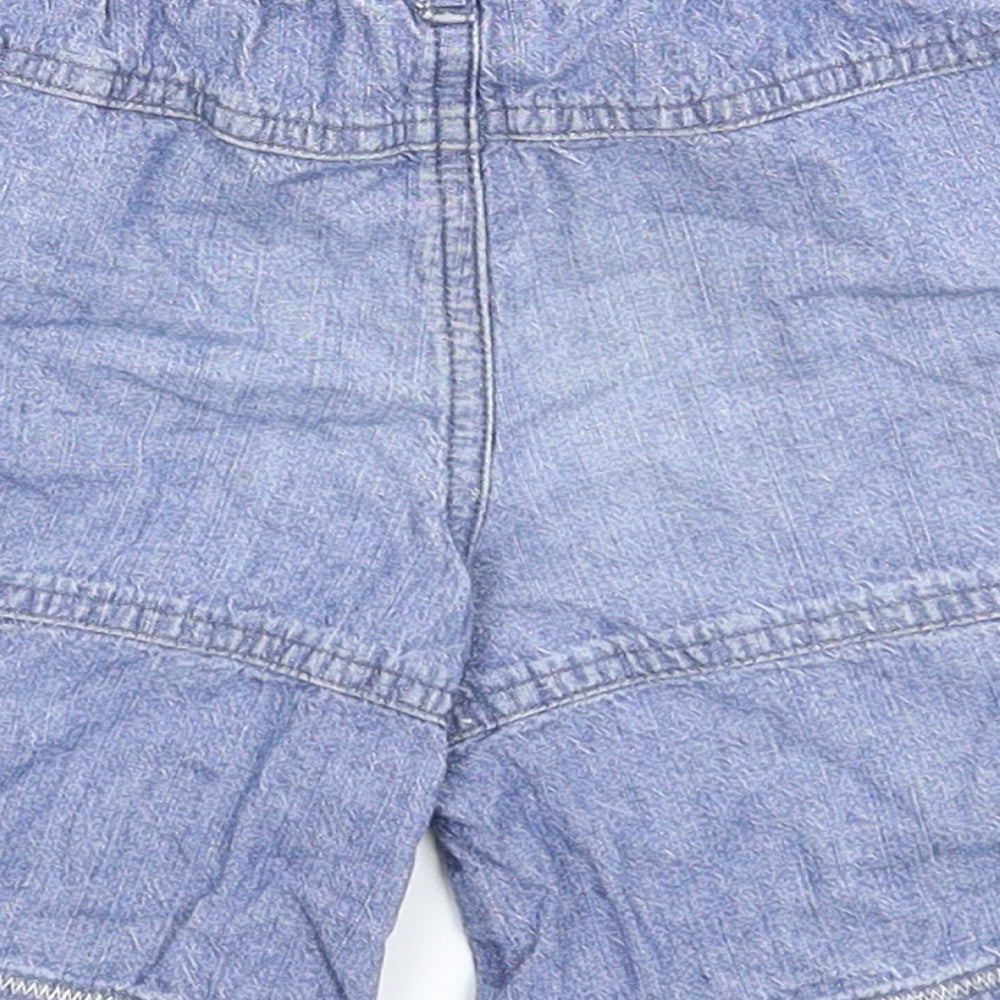 MINIMODE Baby Blue  Denim Cropped Jeans Size 12-18 Months