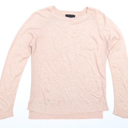 Atmosphere Womens Beige  Knit Pullover Jumper Size 12