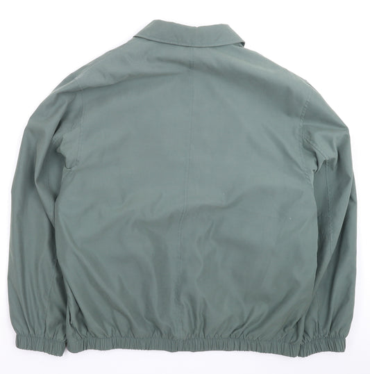 Back view of Preworn women’s green jacket, size XL
