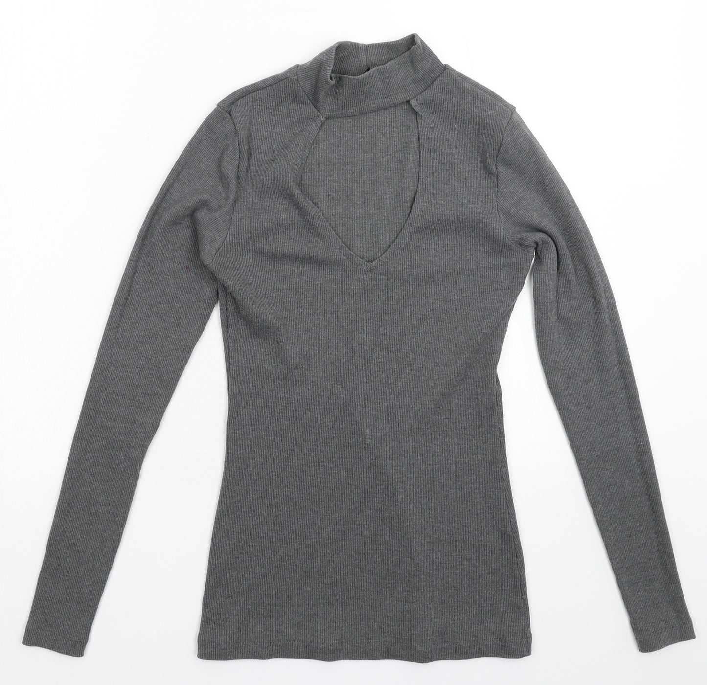 Wassyl Womens Grey  Knit Pullover Jumper Size S