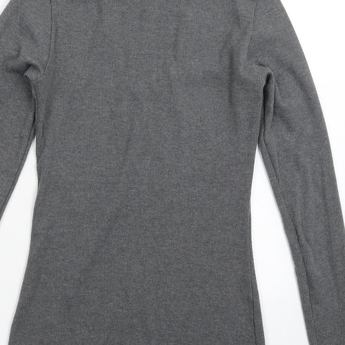 Wassyl Womens Grey  Knit Pullover Jumper Size S