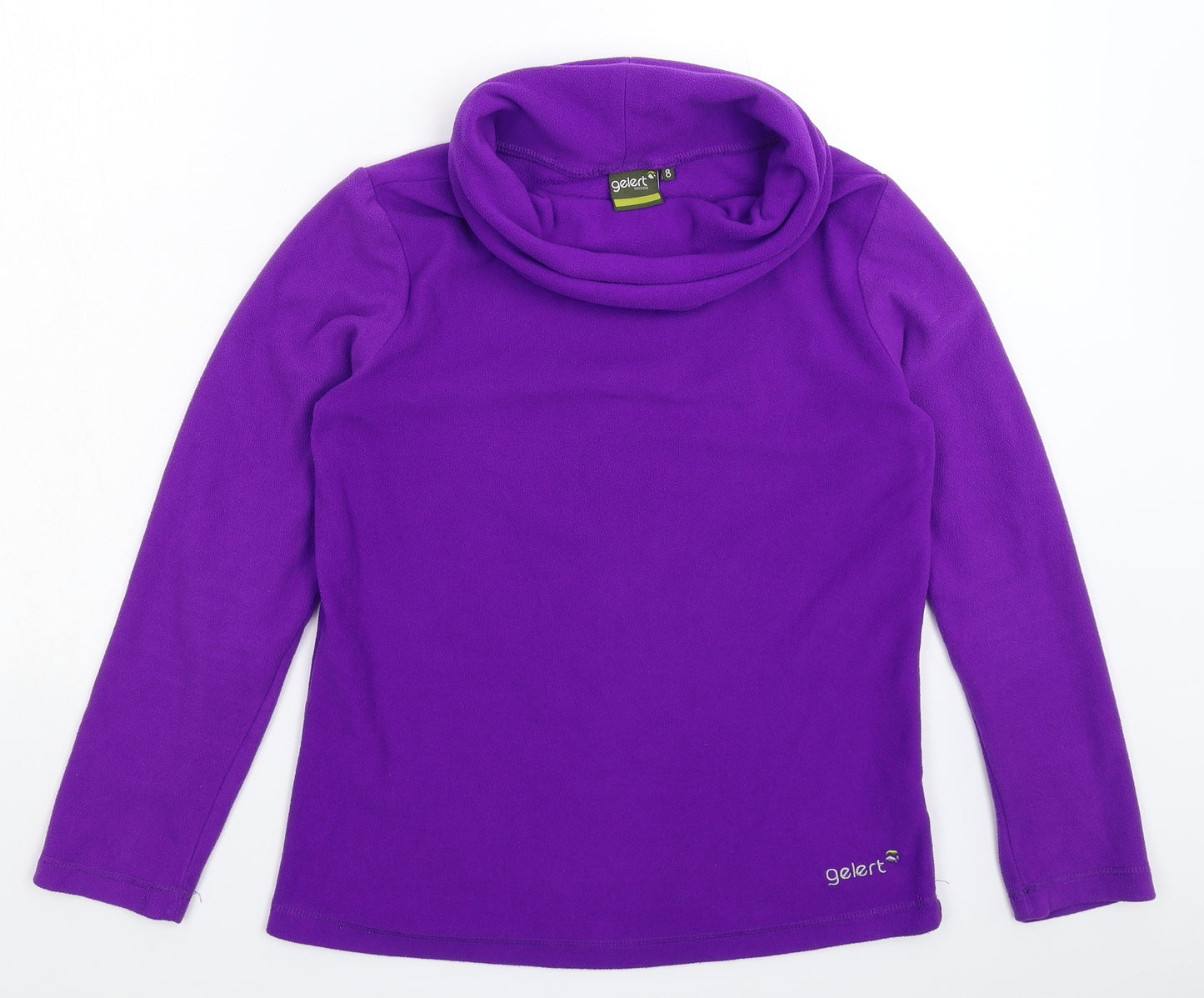 Gelert Womens Purple  Fleece Pullover Sweatshirt Size 8
